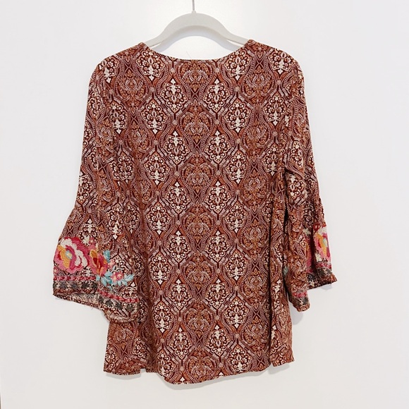 Savanna Jane Embroidered Boho Top - Picture 4 of 4